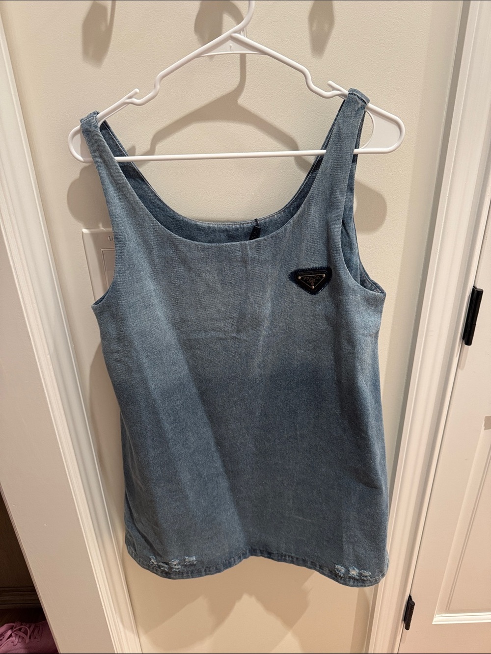 Prada style denim dress